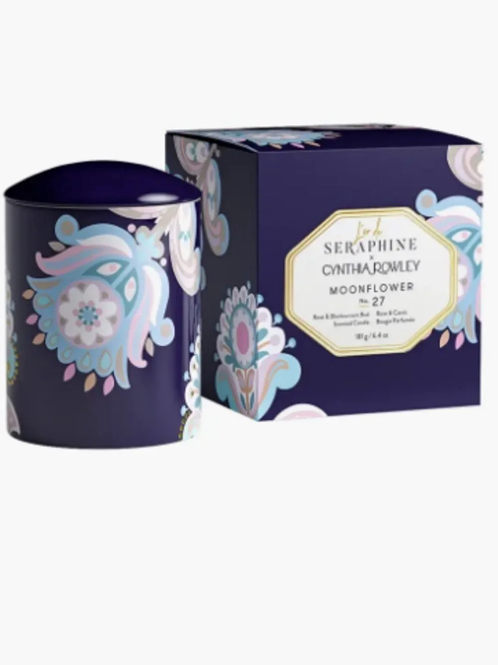 L'or de Seraphine x Cynthia Rowley Moonflower No. 27 Scented Candle, 17oz, NIB